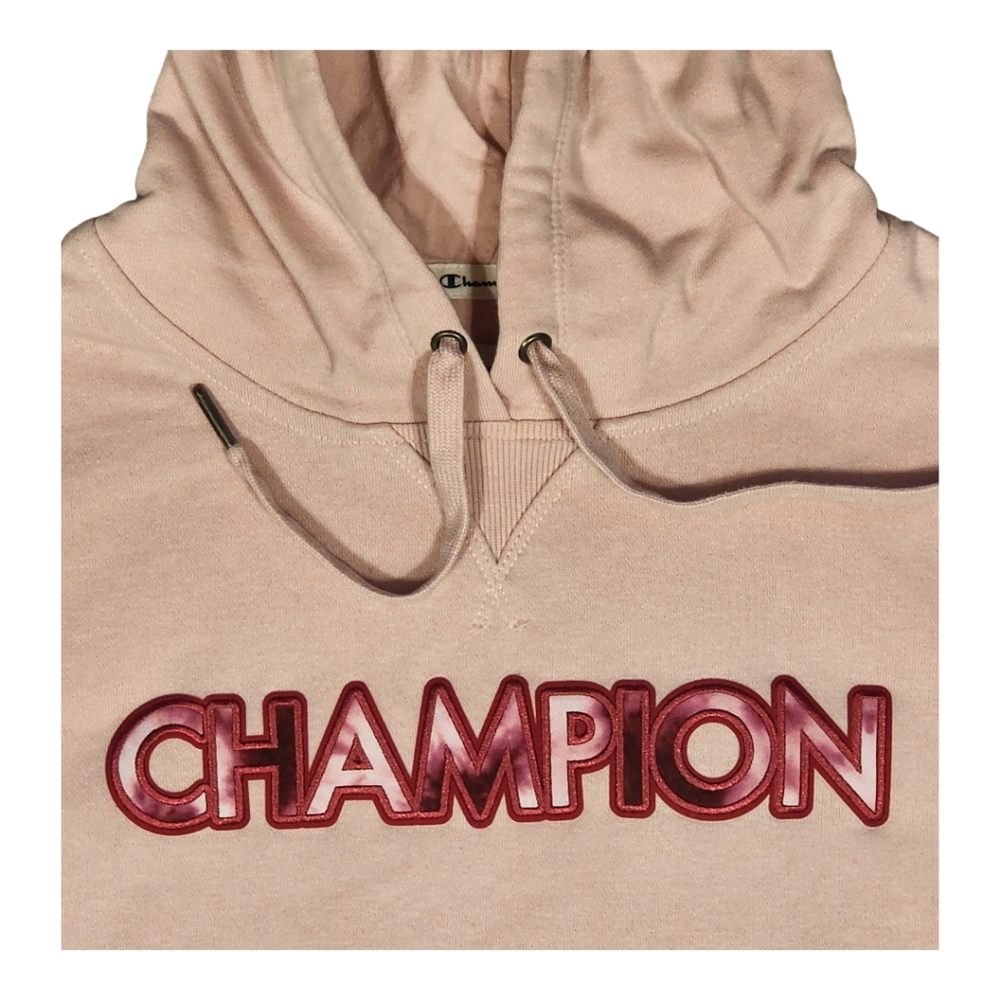 Champion Women's Powerblend Left Chest Hoodie, Pink, Size Medium - Picture 4 of 13
